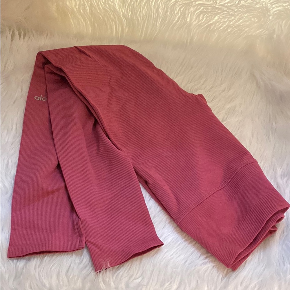 ALO Yoga Kids Pink Leggings
